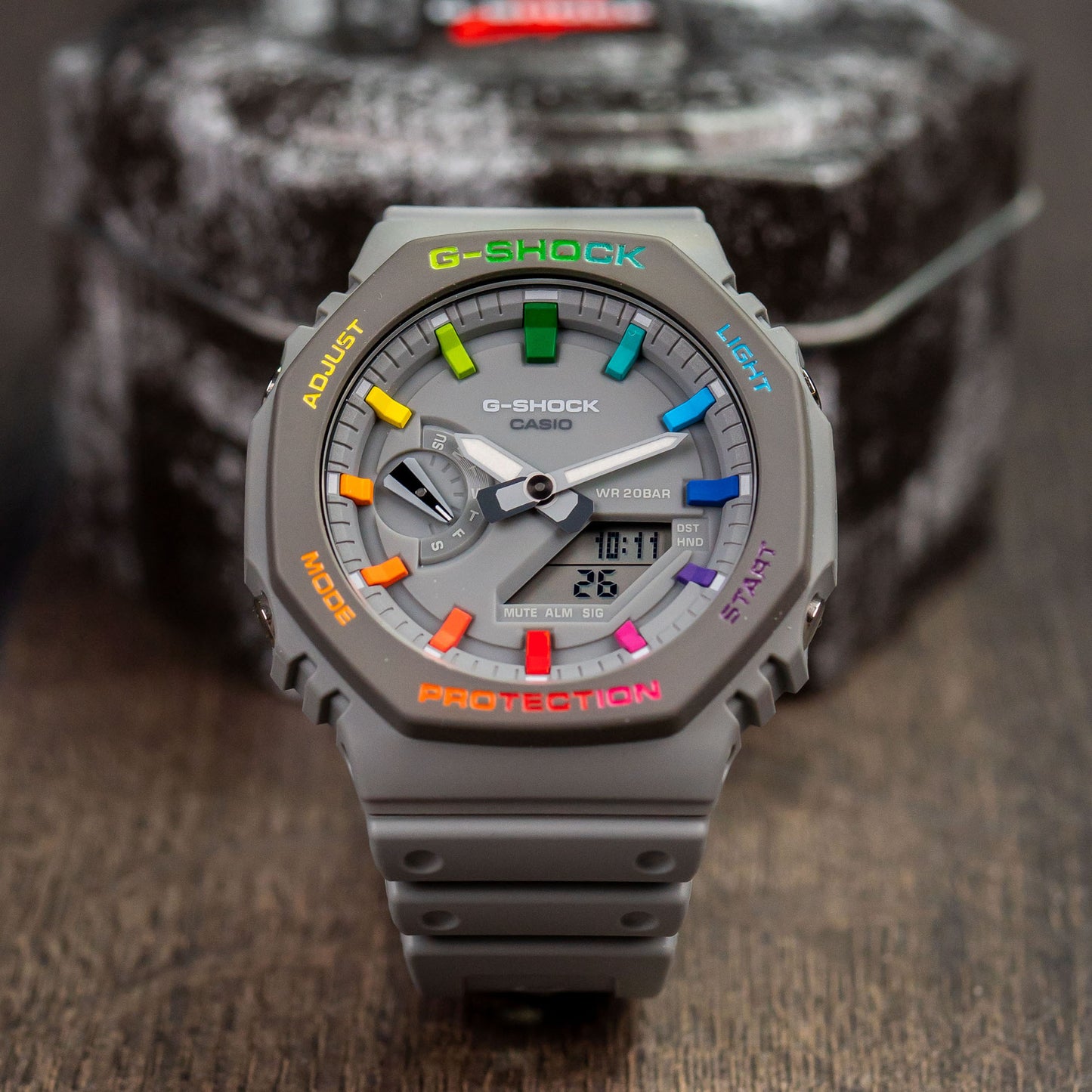 G-SHOCK GREY RAINBOW