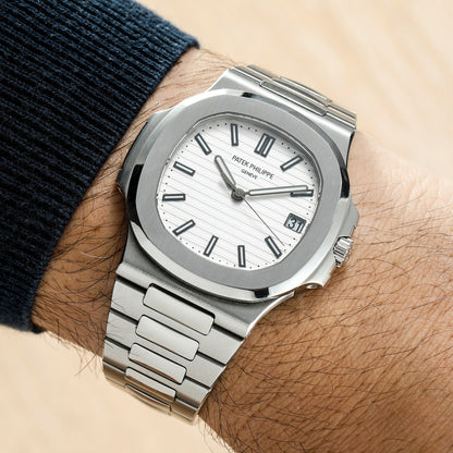 PATEK PHILIPPE NAUTILUS CADRAN BLANC