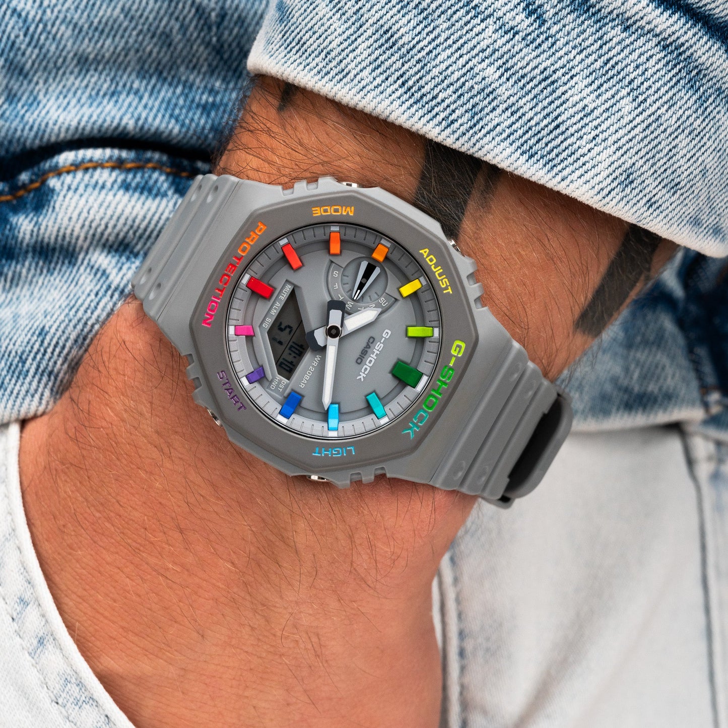 G-SHOCK GREY RAINBOW